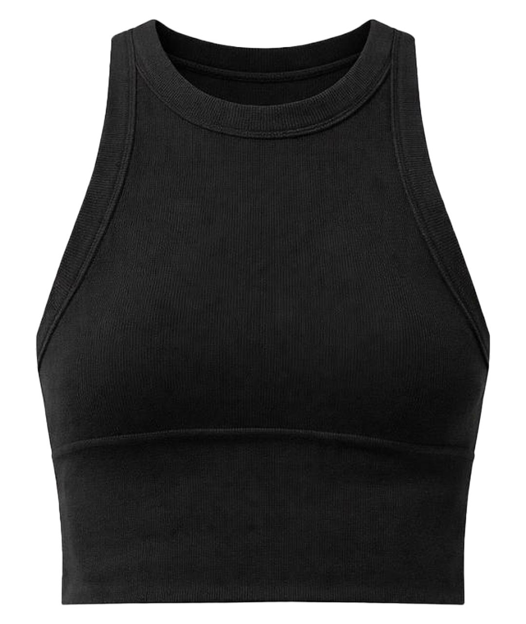 ALO YOGA Черная майка, фото 1