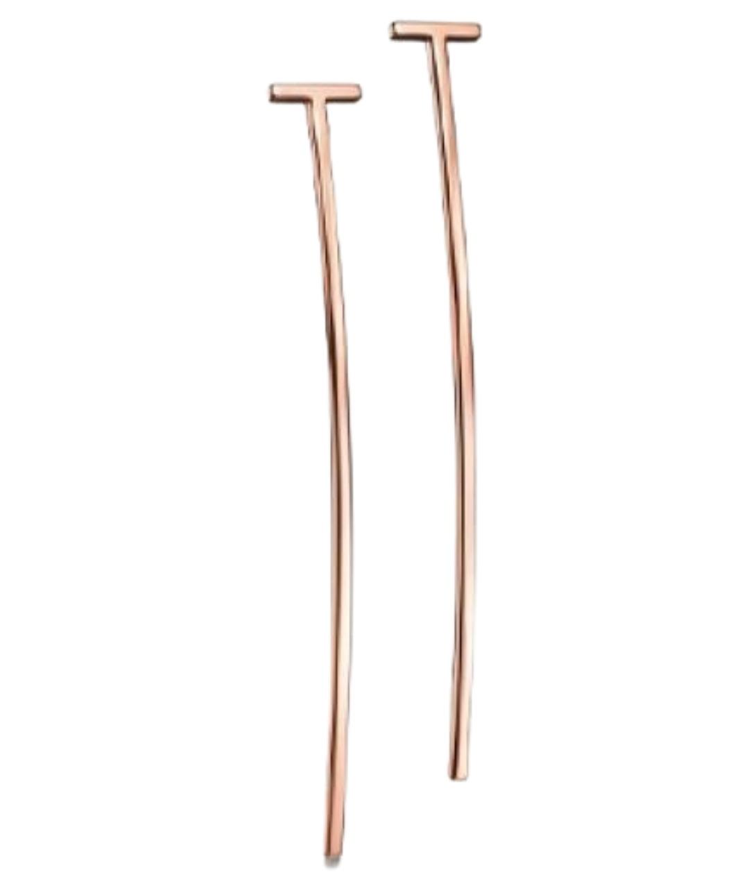 TIFFANY&CO Золотые серьги из розового золота, фото 1