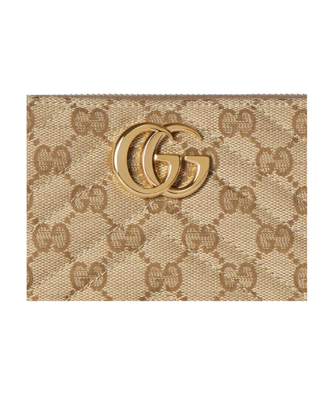GUCCI Бежевый кошелек, фото 5