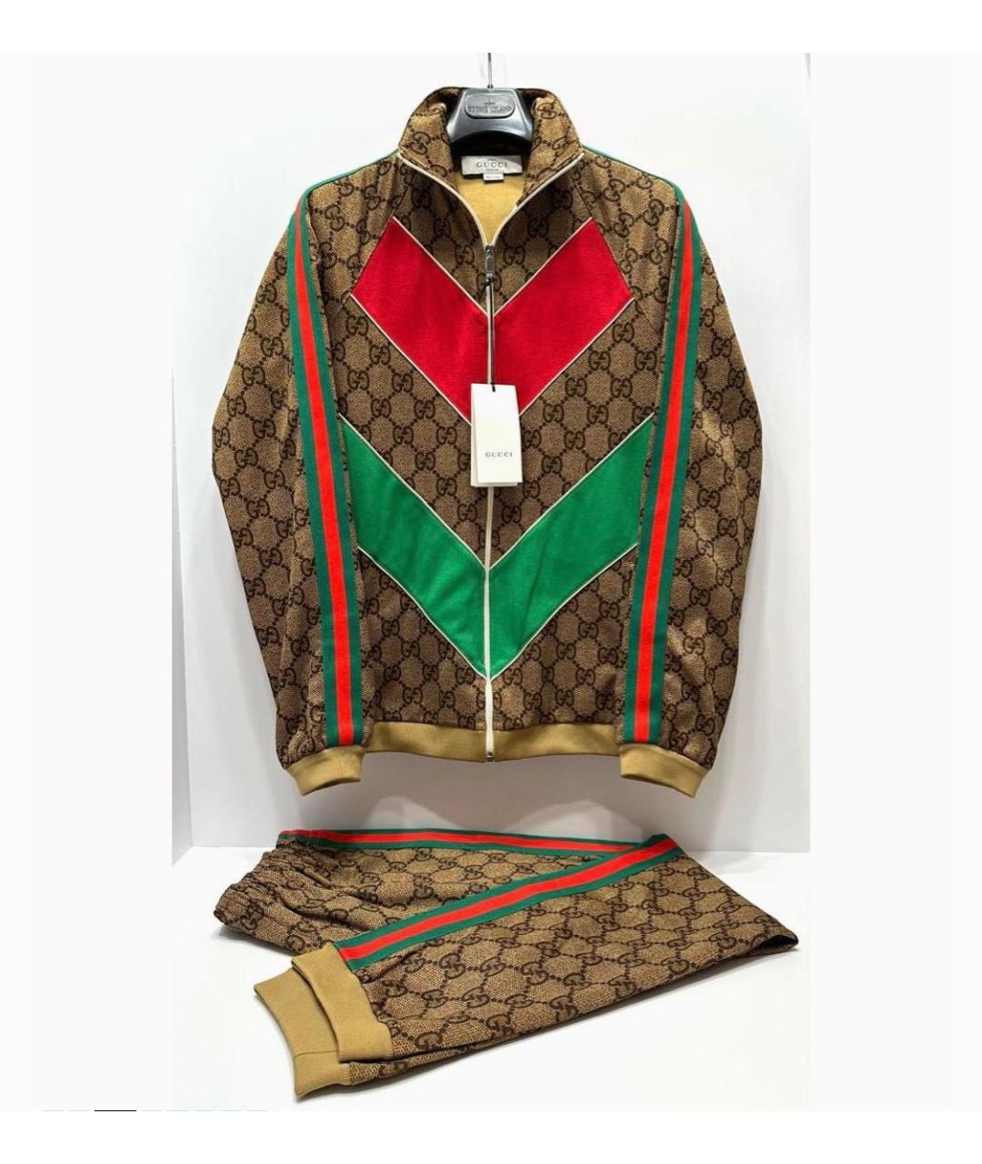GUCCI Коричневый спортивный костюм, фото 2