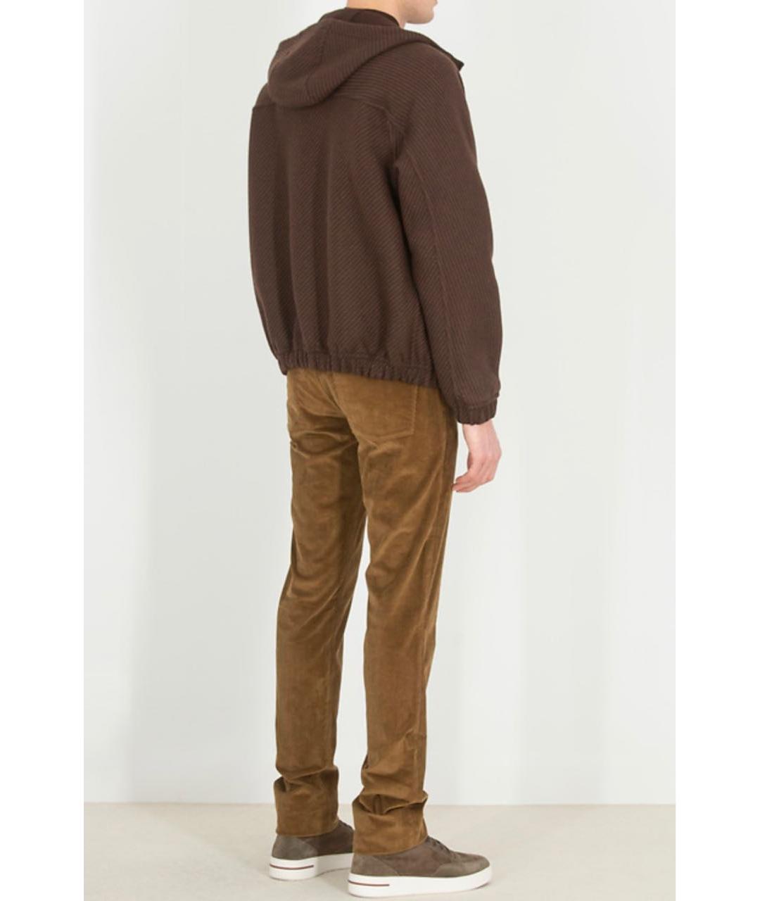 LORO PIANA Коричневая кашемировая куртка, фото 8