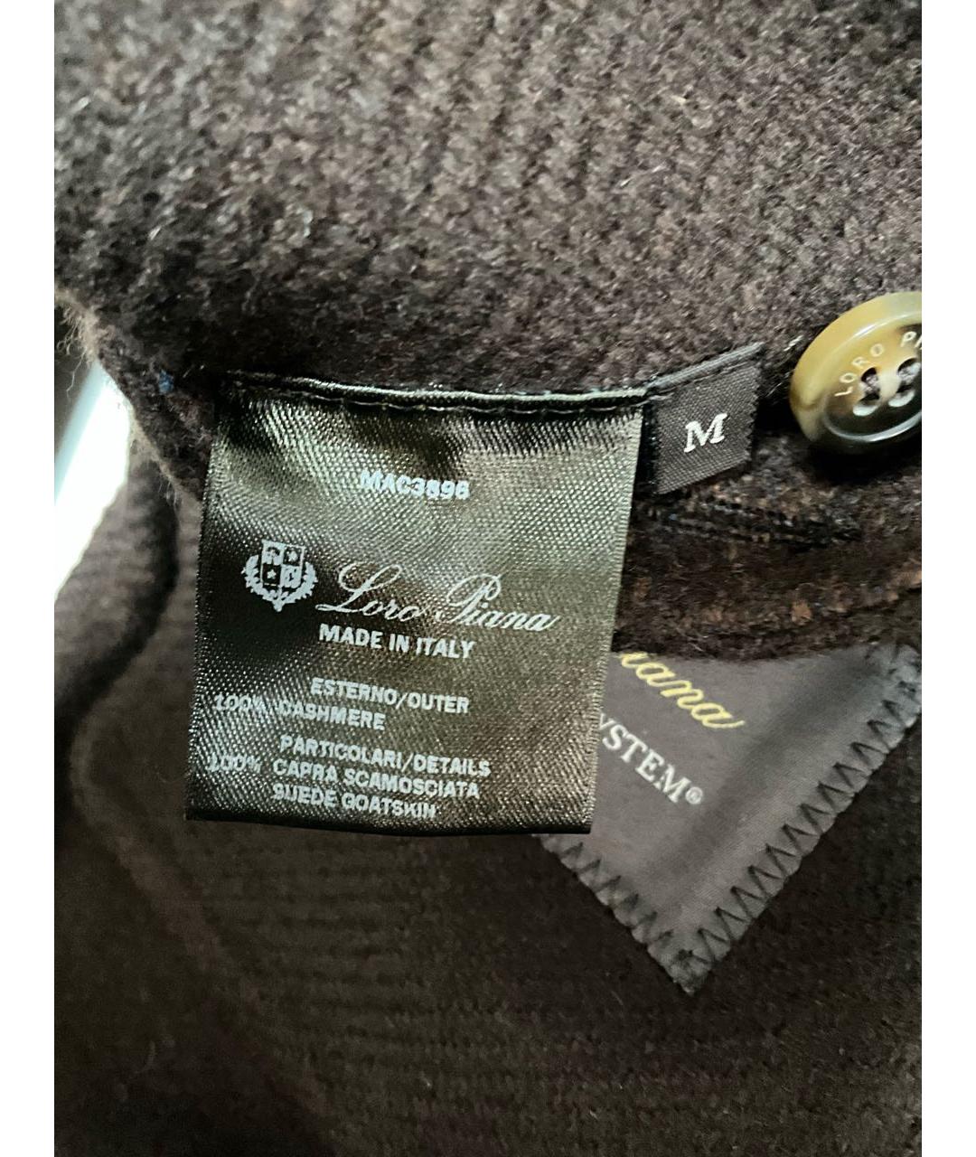 LORO PIANA Коричневая кашемировая куртка, фото 5