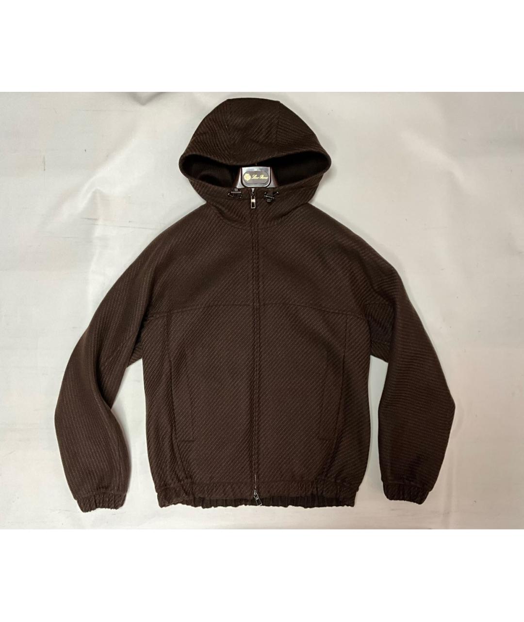 LORO PIANA Коричневая кашемировая куртка, фото 9