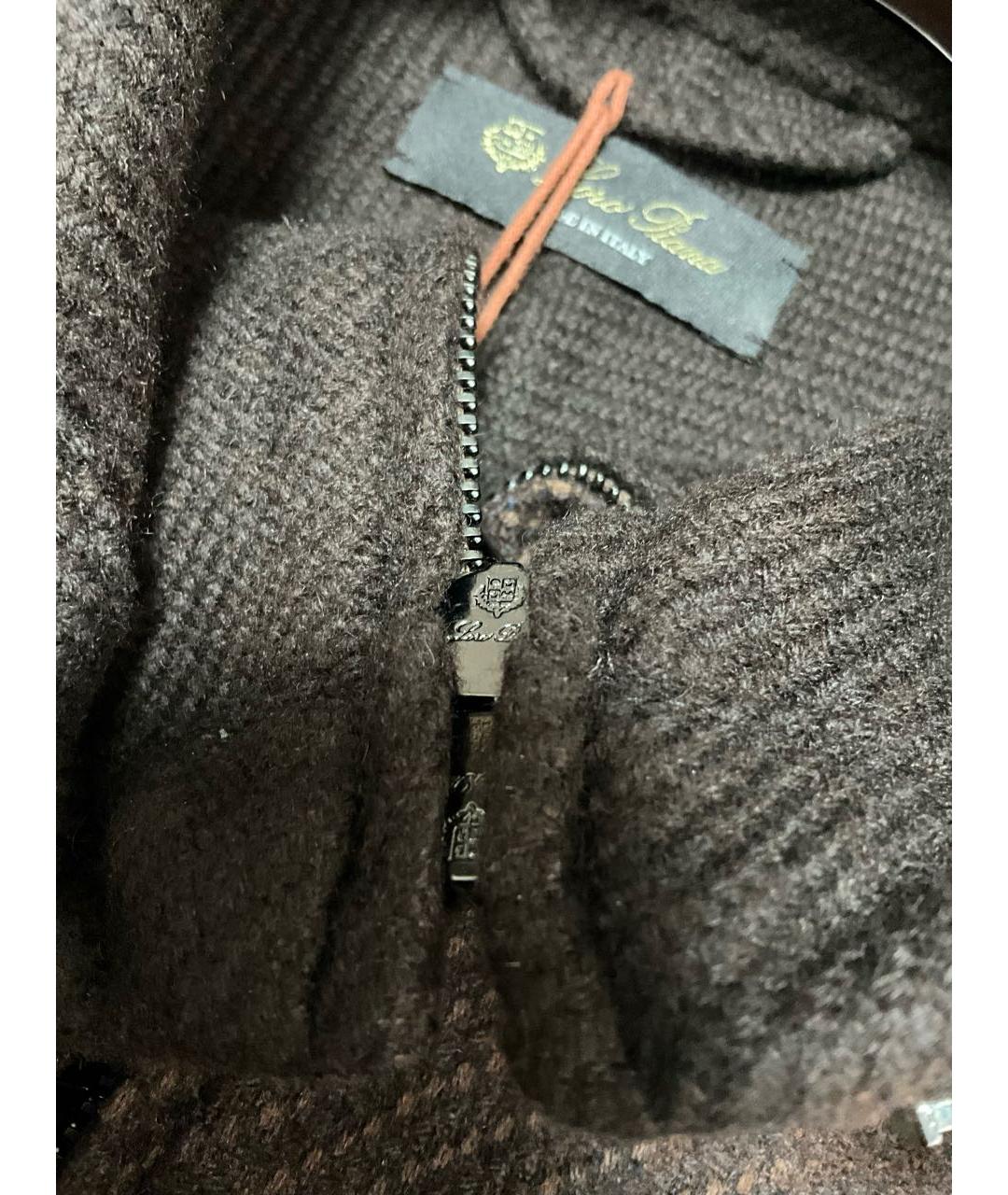 LORO PIANA Коричневая кашемировая куртка, фото 4