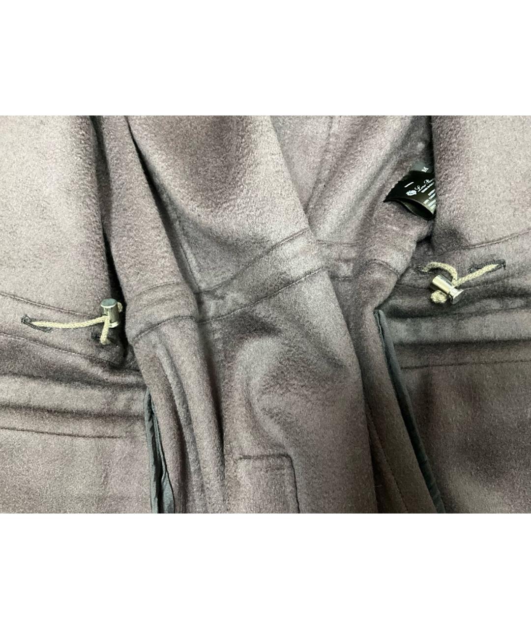 LORO PIANA Коричневое кашемировое пальто, фото 5