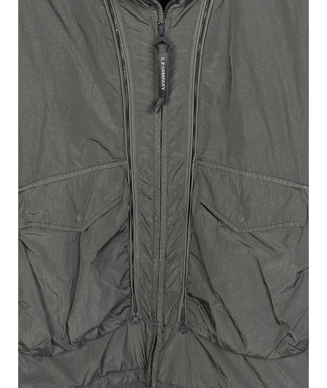 CP COMPANY Зеленая полиамидовая куртка, фото 4