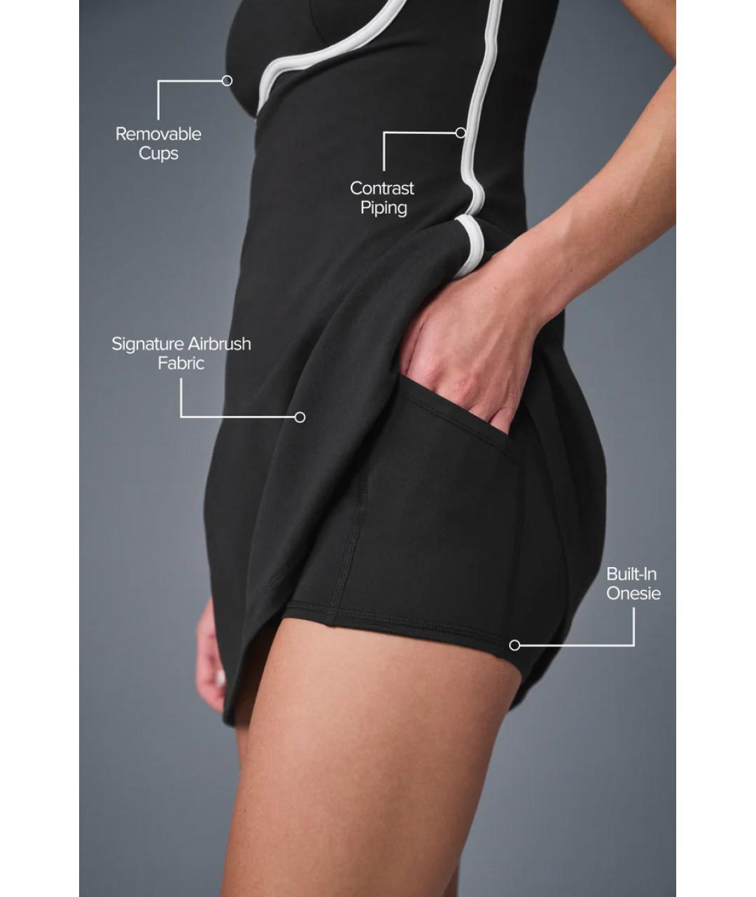 ALO YOGA Черное платье, фото 3