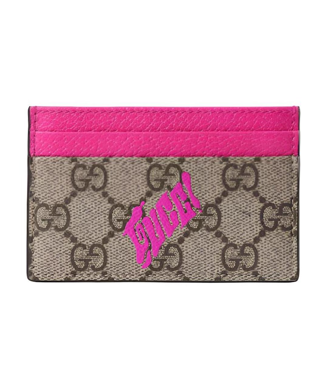 GUCCI Коричневый кардхолдер, фото 1