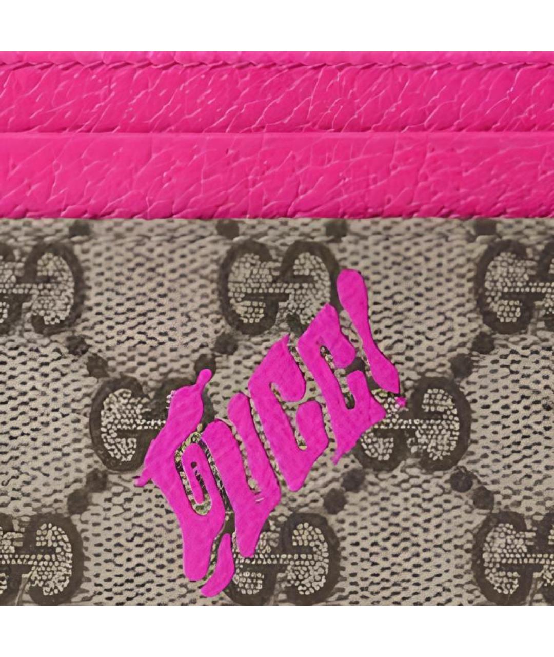 GUCCI Коричневый кардхолдер, фото 3