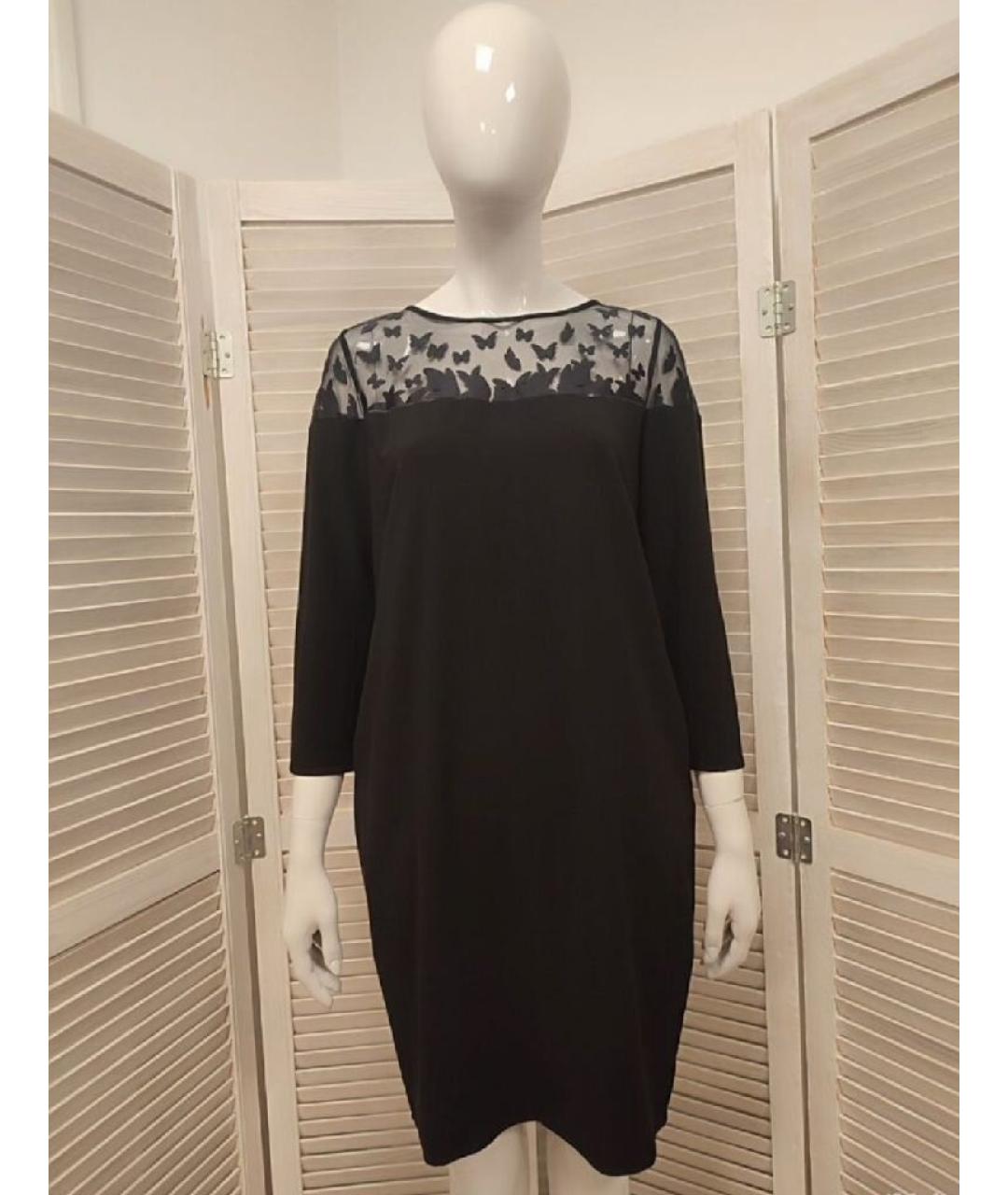 PATRIZIA PEPE Черное полиэстеровое повседневное платье, фото 10