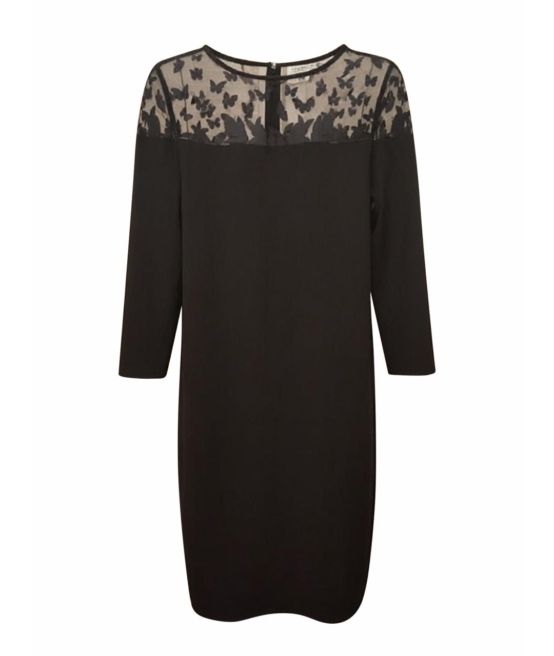 PATRIZIA PEPE Черное полиэстеровое повседневное платье, фото 1
