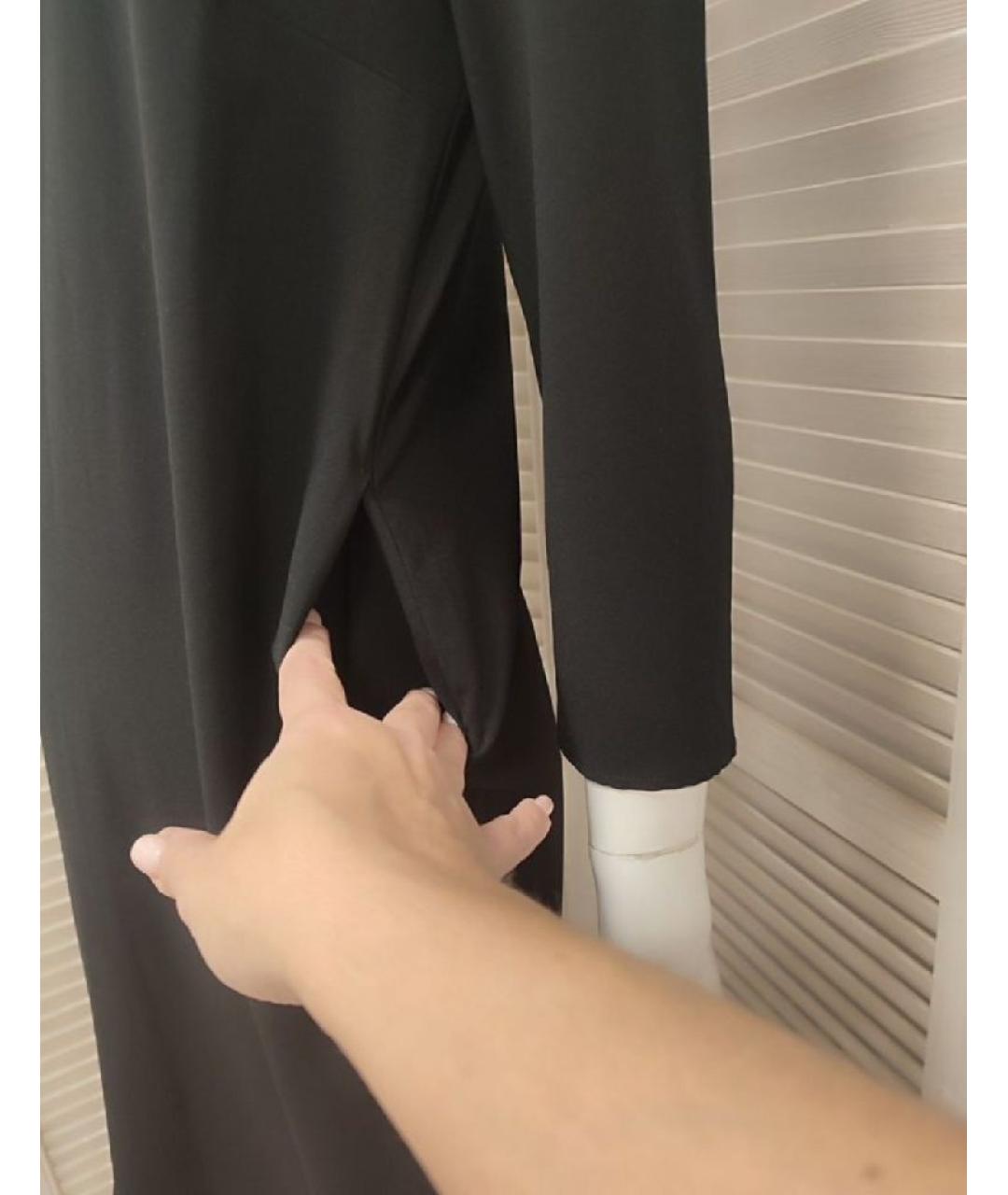 PATRIZIA PEPE Черное полиэстеровое повседневное платье, фото 8