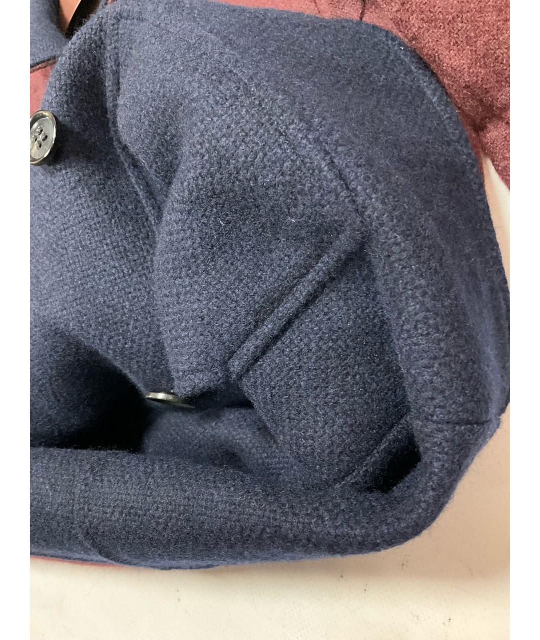 LORO PIANA Синее кашемировое пальто, фото 8