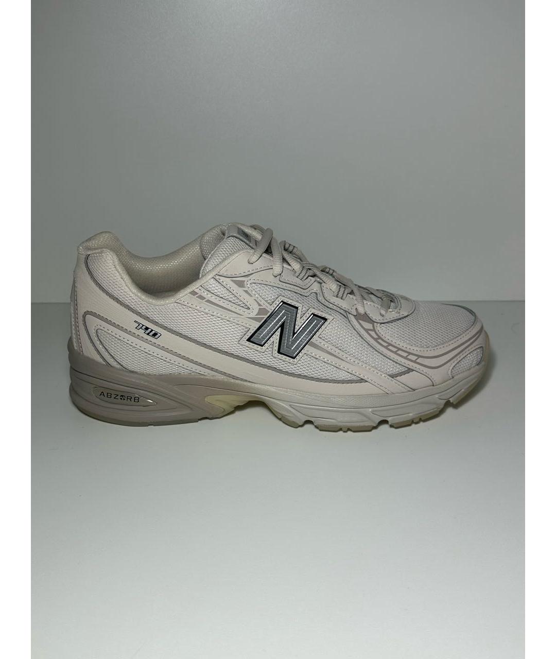 NEW BALANCE Бежевые синтетические низкие кроссовки / кеды, фото 9