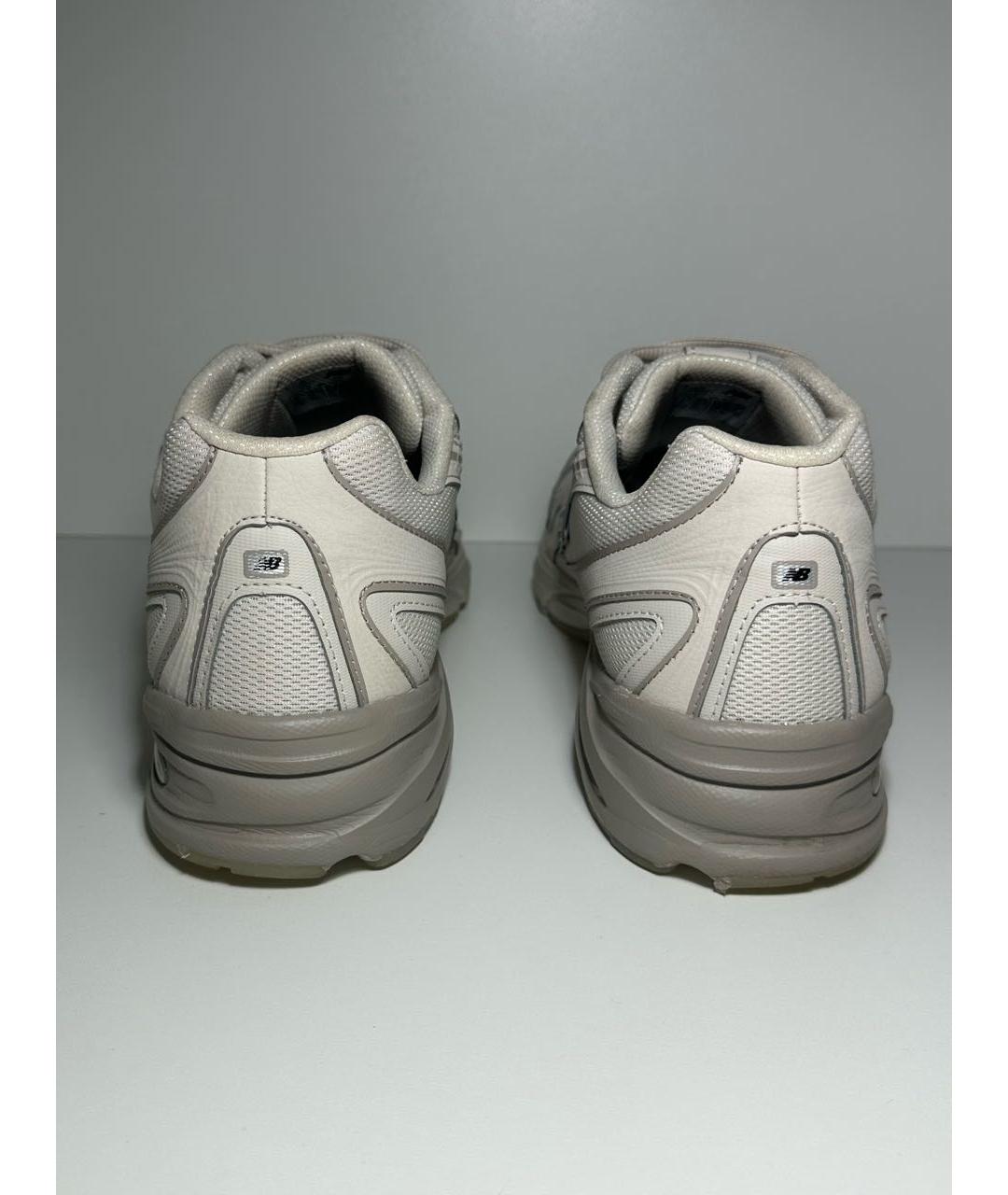 NEW BALANCE Бежевые синтетические низкие кроссовки / кеды, фото 4