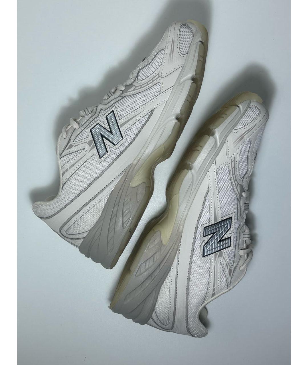 NEW BALANCE Бежевые синтетические низкие кроссовки / кеды, фото 7