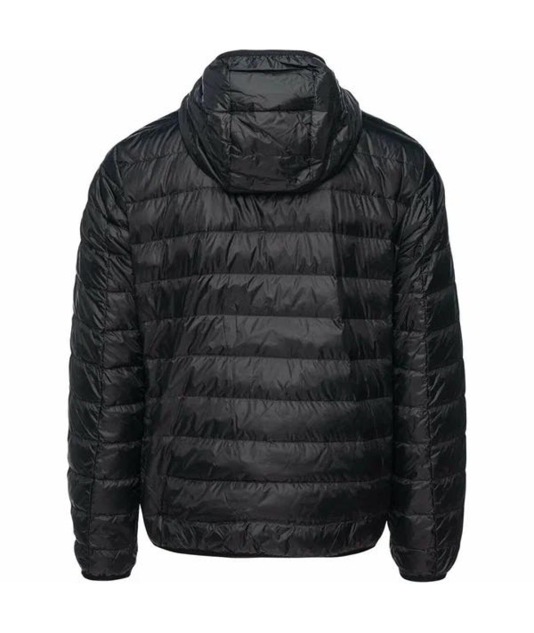 EMPORIO ARMANI Черная полиэстеровая куртка, фото 2