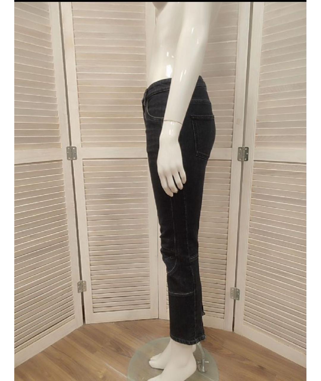 BELSTAFF Черные хлопко-эластановые джинсы слим, фото 4