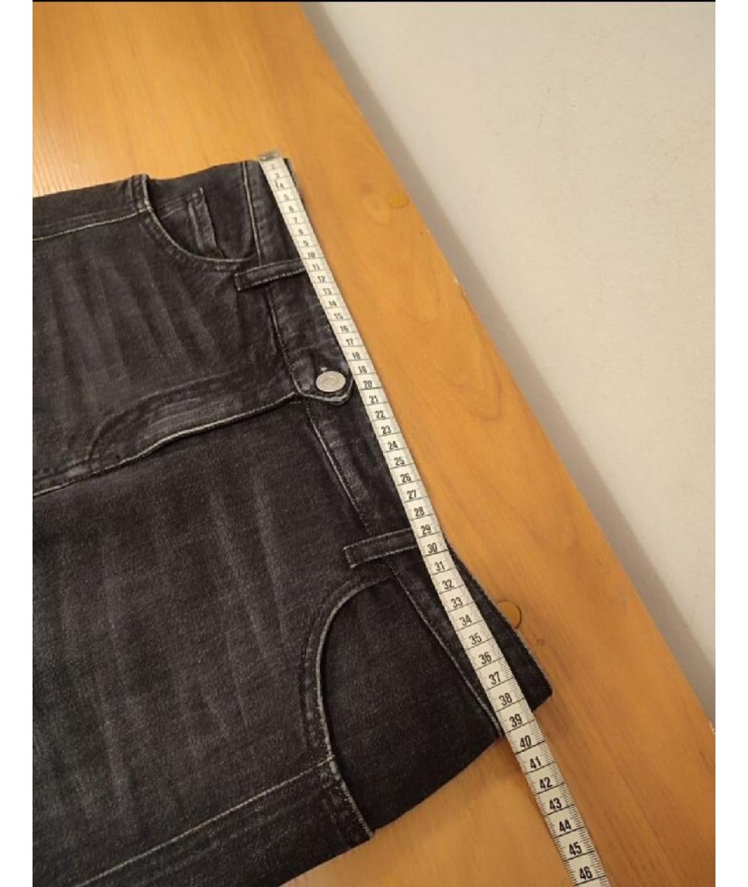 BELSTAFF Черные хлопко-эластановые джинсы слим, фото 6