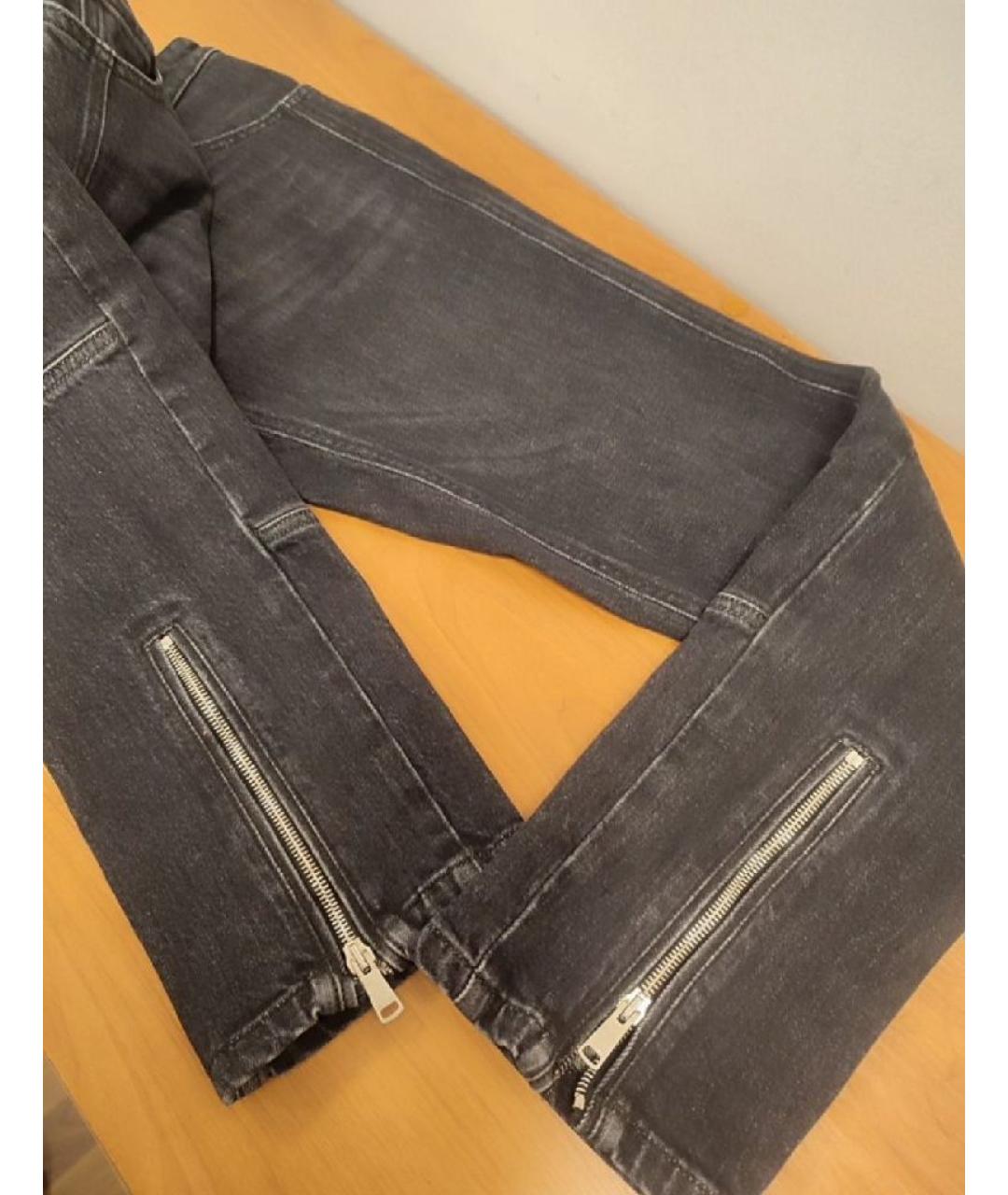BELSTAFF Черные хлопко-эластановые джинсы слим, фото 9