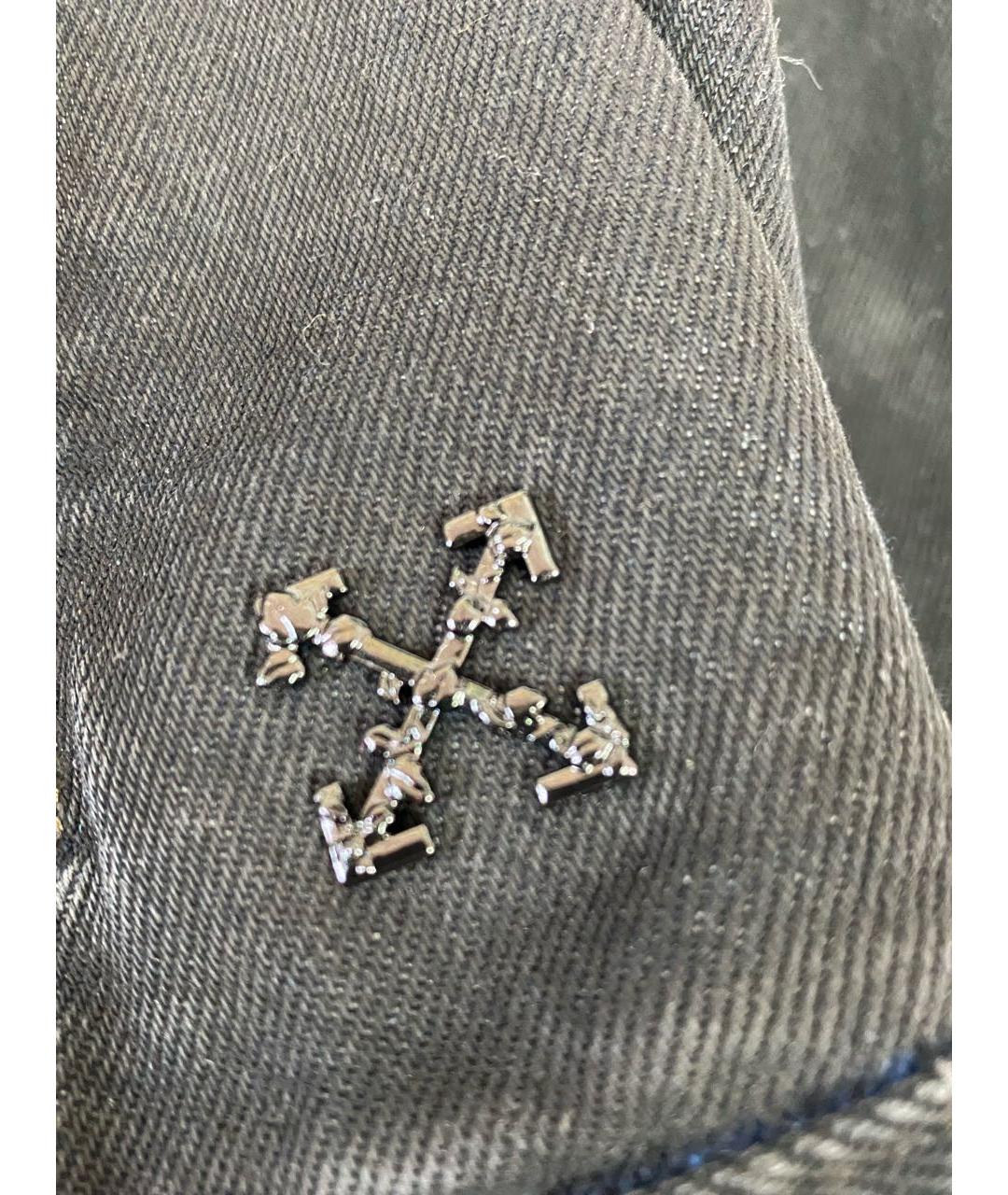 OFF-WHITE Черная деним куртка, фото 6