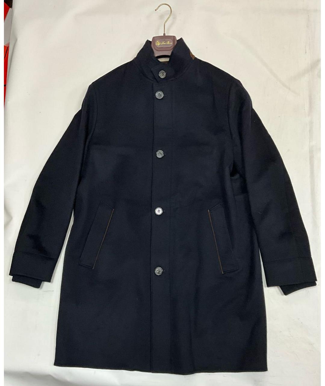 LORO PIANA Синее кашемировое пальто, фото 9