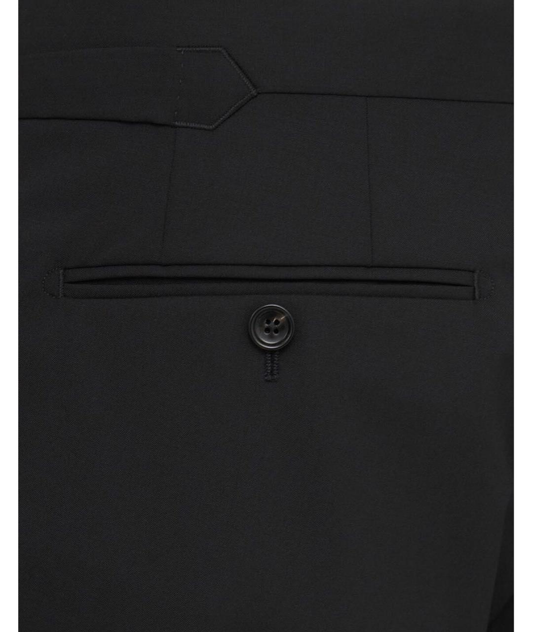 TOM FORD Черные шерстяные классические брюки, фото 3
