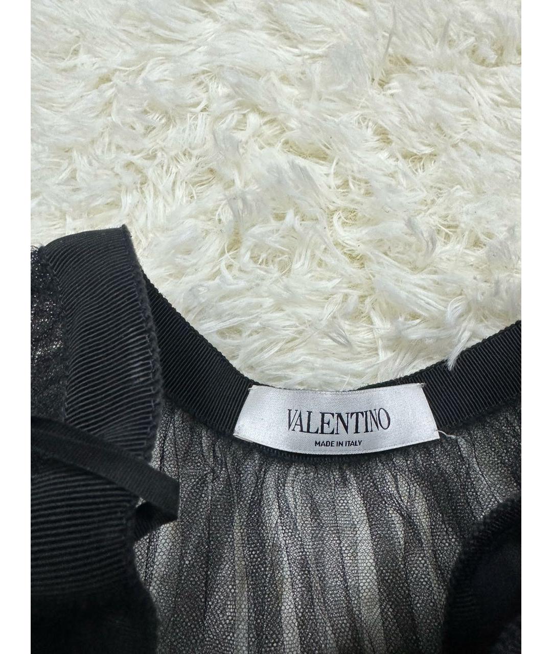 VALENTINO Черная юбка миди, фото 5