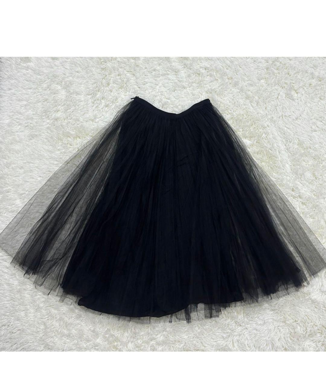 VALENTINO Черная юбка миди, фото 3