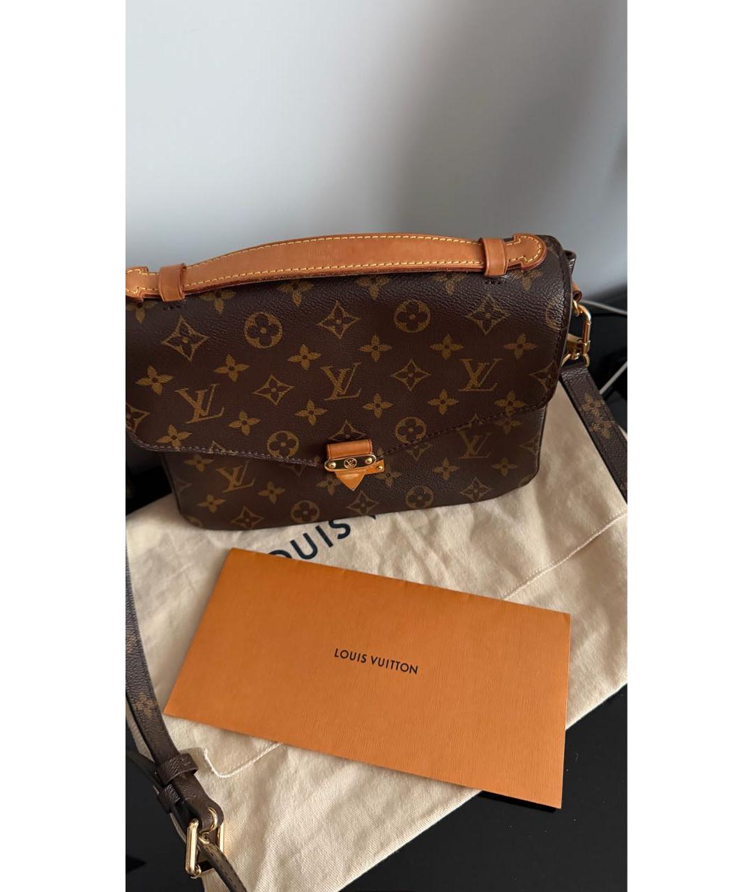 LOUIS VUITTON Коричневая сумка через плечо, фото 2