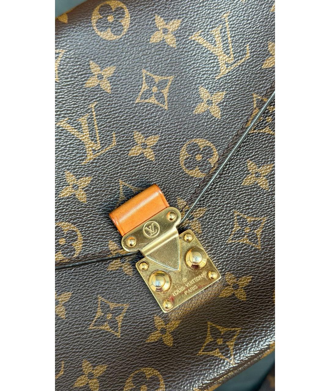 LOUIS VUITTON Коричневая сумка через плечо, фото 3