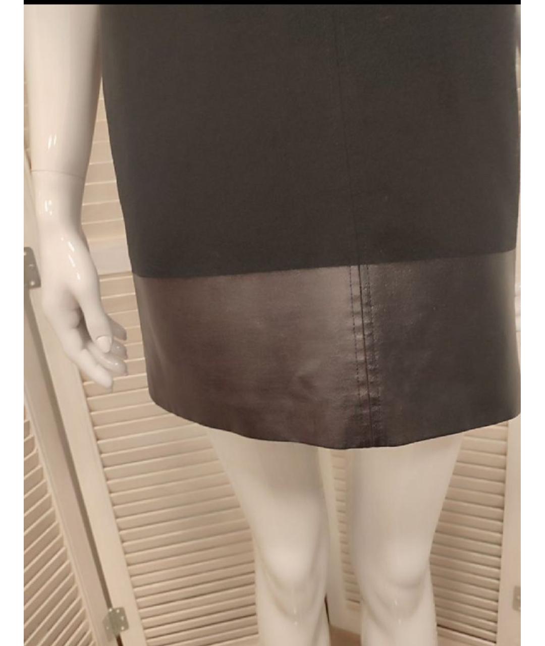 PINKO Черное повседневное платье, фото 8