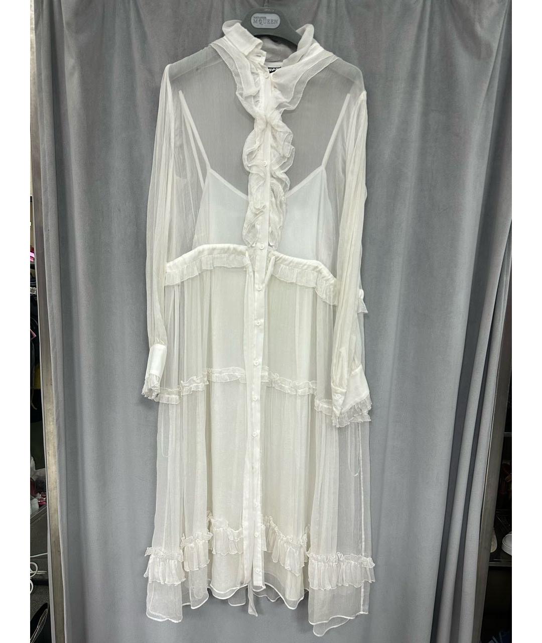 PINKO Белое коктейльное платье, фото 6