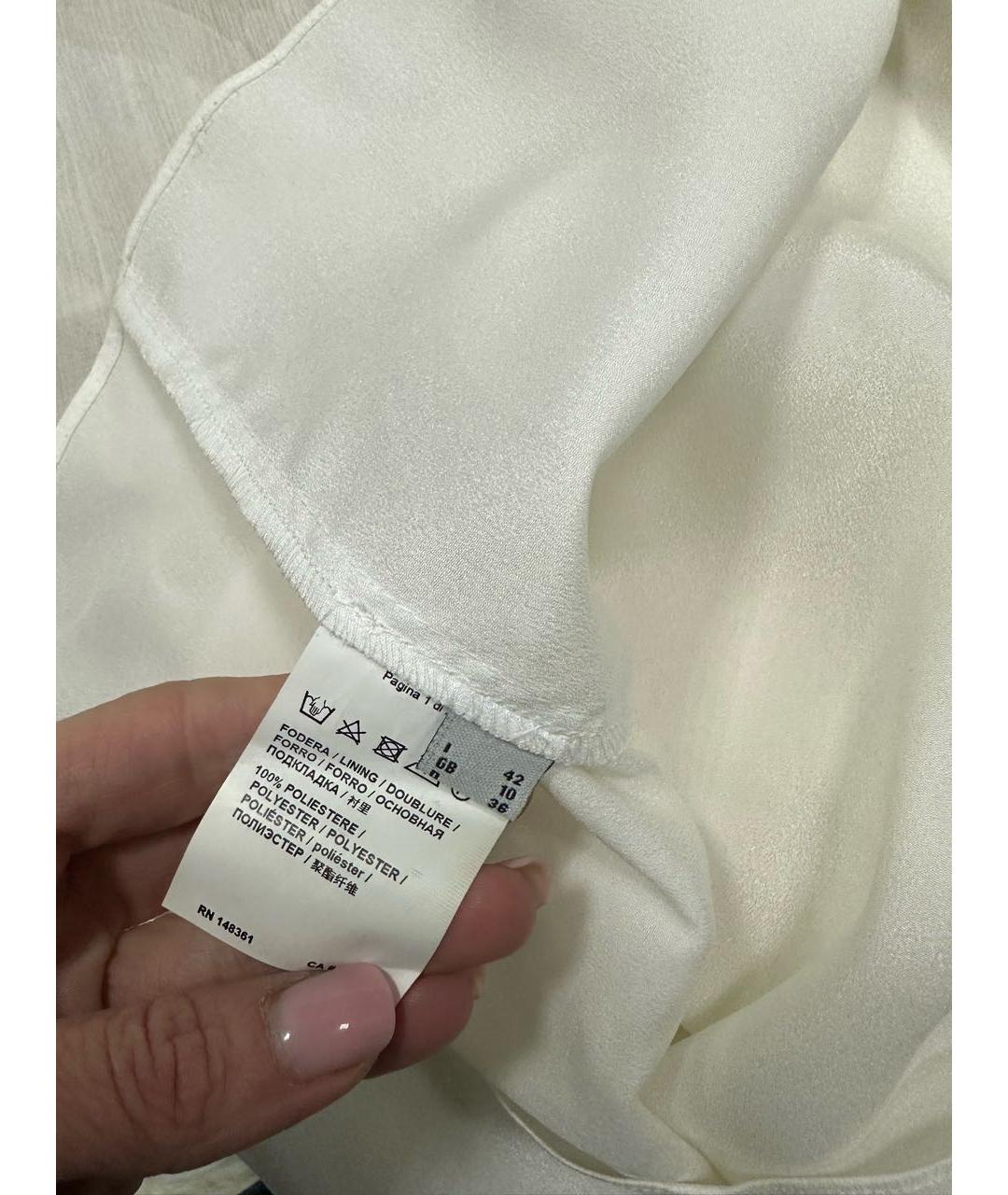 PINKO Белое коктейльное платье, фото 4