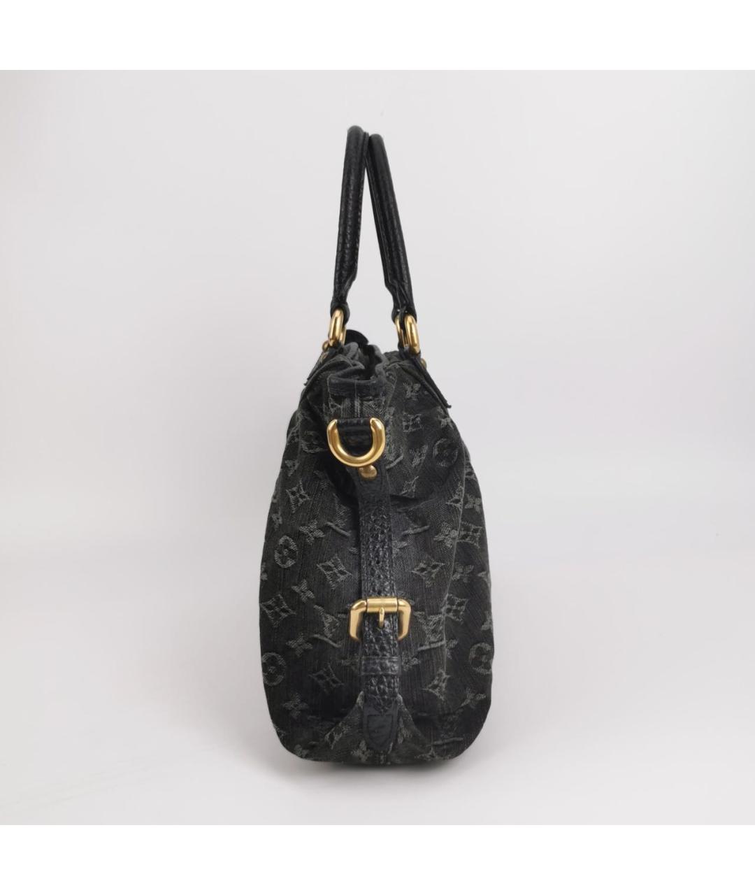 LOUIS VUITTON Серая деним сумка тоут, фото 4