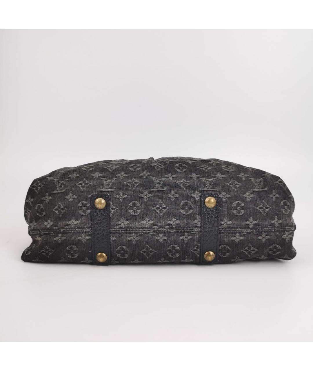 LOUIS VUITTON Серая деним сумка тоут, фото 5