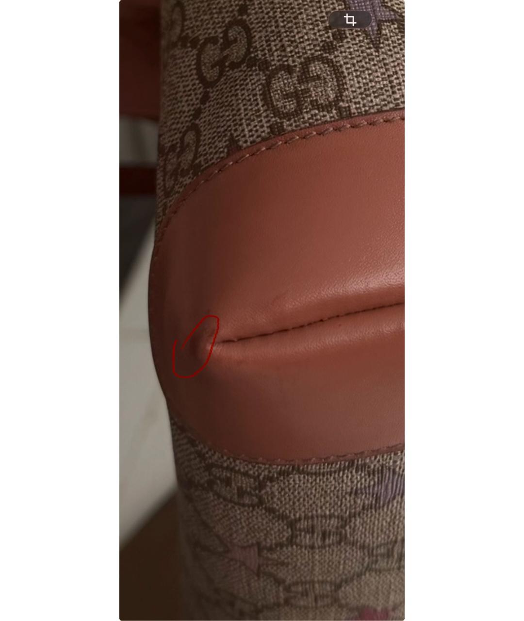 GUCCI Коричневая сумка тоут, фото 7