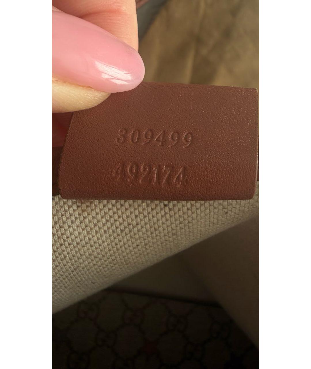 GUCCI Коричневая сумка тоут, фото 6