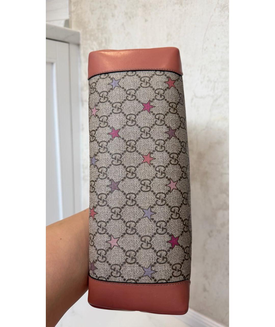 GUCCI Коричневая сумка тоут, фото 5