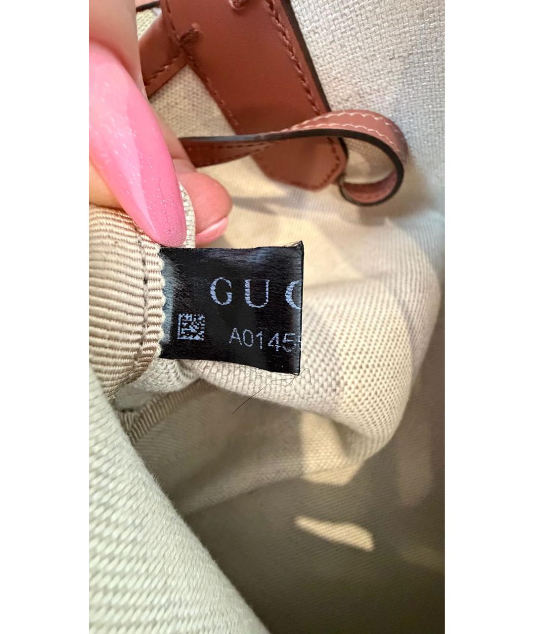 GUCCI Коричневая сумка тоут, фото 4