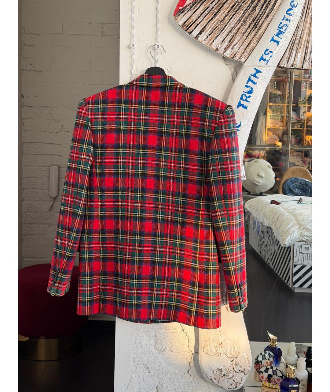 SAINT LAURENT Мульти шерстяной жакет/пиджак, фото 2