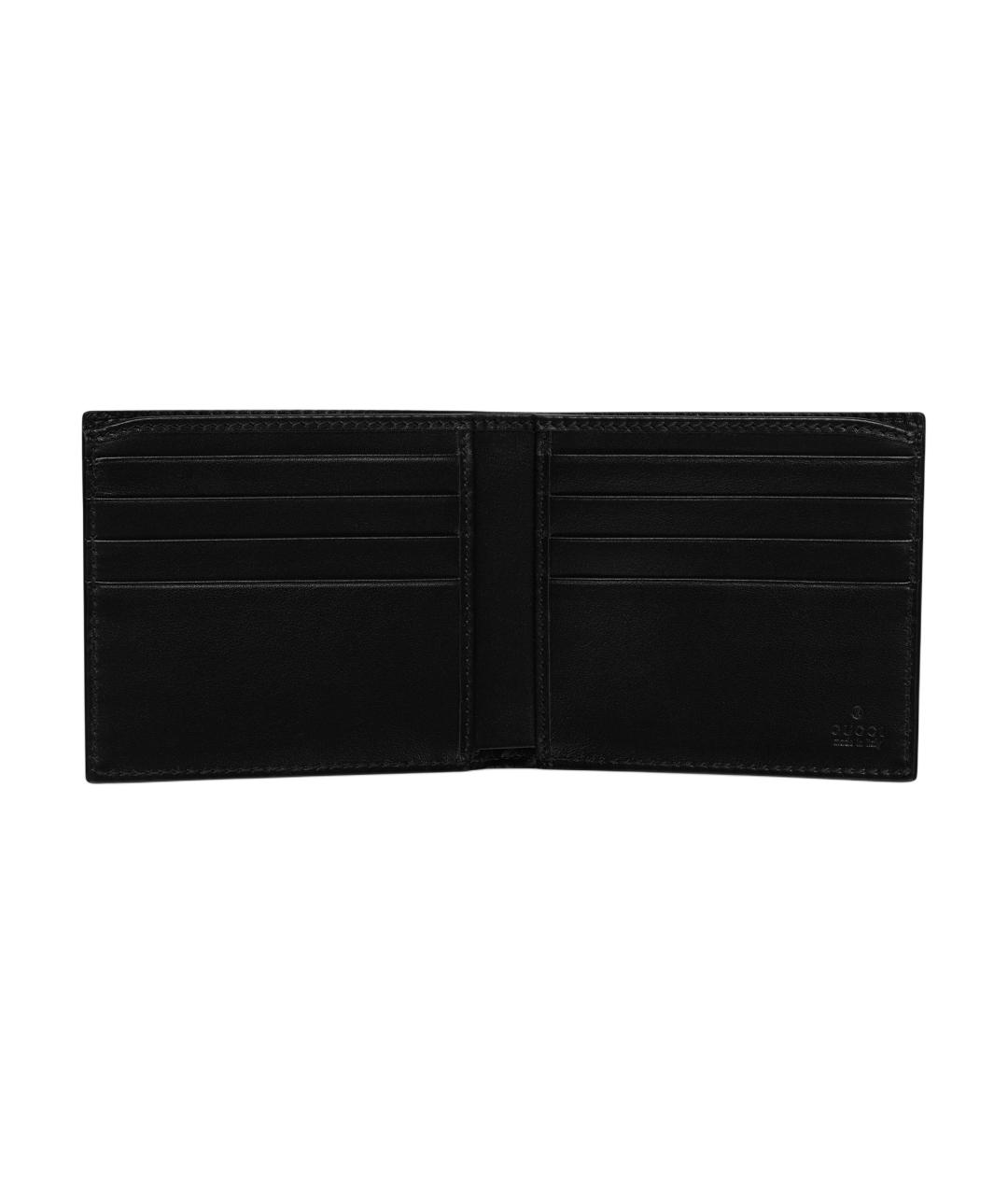 GUCCI Черный кожаный кошелек, фото 5