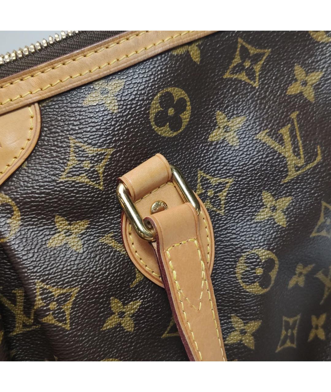 LOUIS VUITTON Коричневая сумка тоут, фото 8
