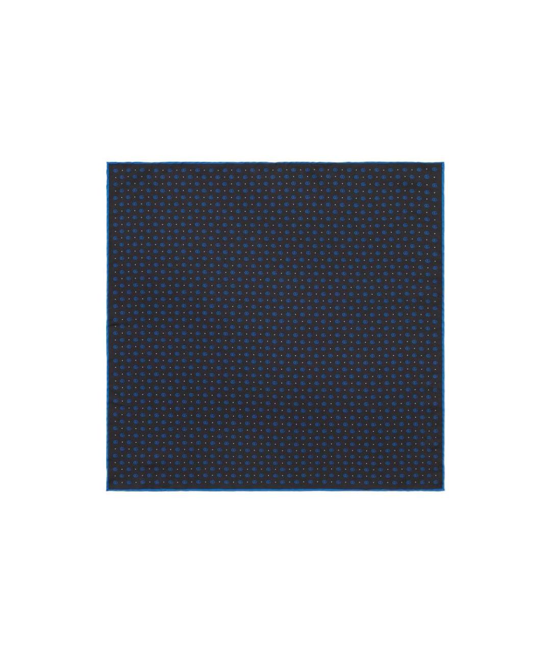 GUCCI Синий шарф, фото 4