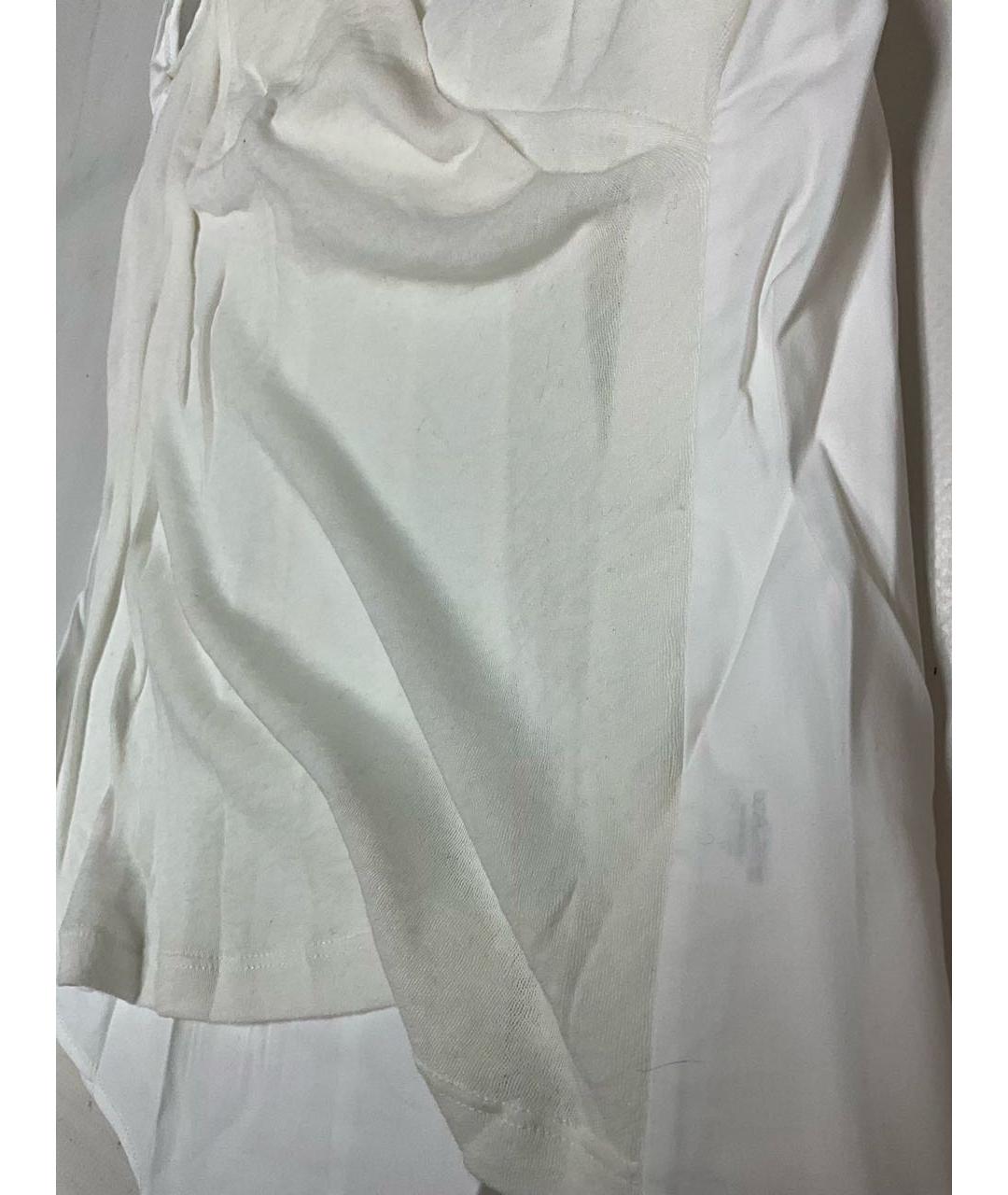 BRUNELLO CUCINELLI Белая хлопковая блузы, фото 2