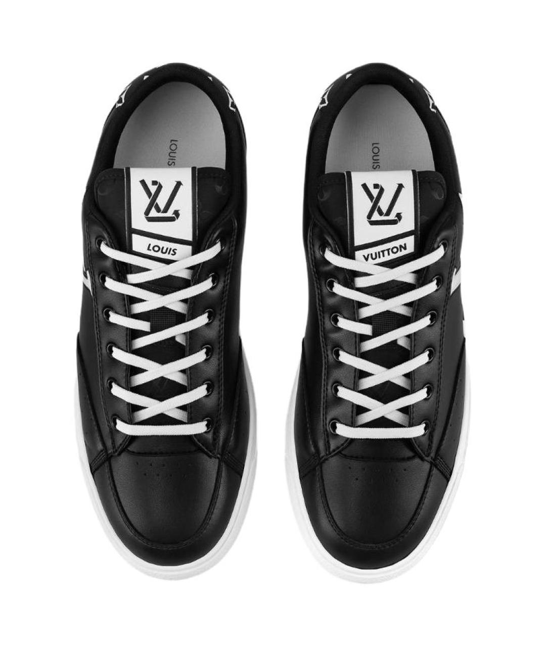 LOUIS VUITTON Черные низкие кроссовки / кеды, фото 3