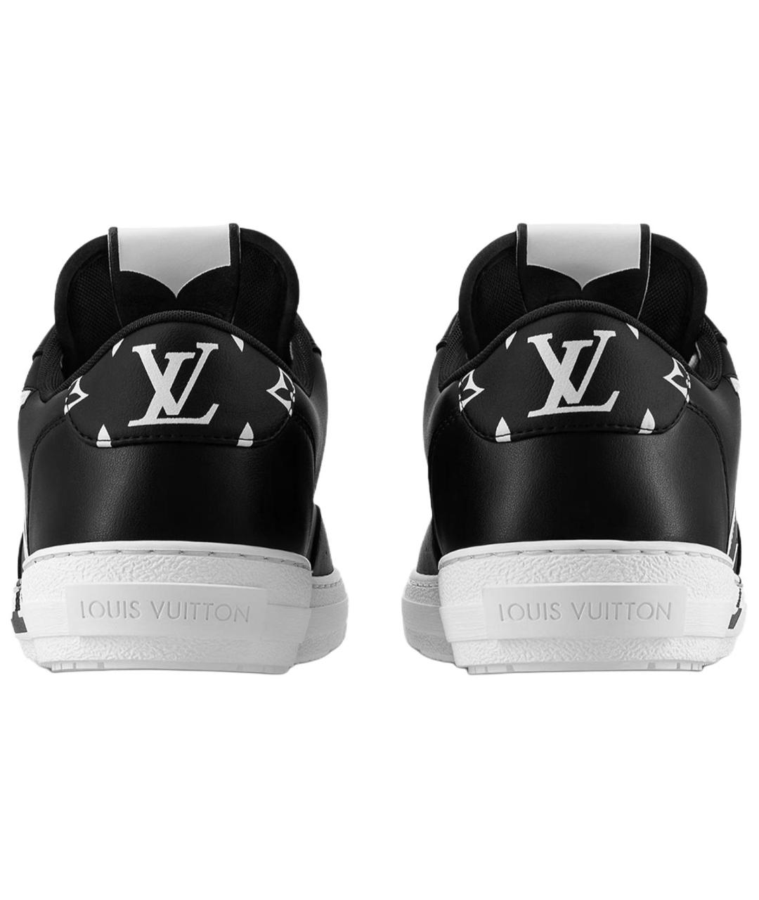 LOUIS VUITTON Черные низкие кроссовки / кеды, фото 4