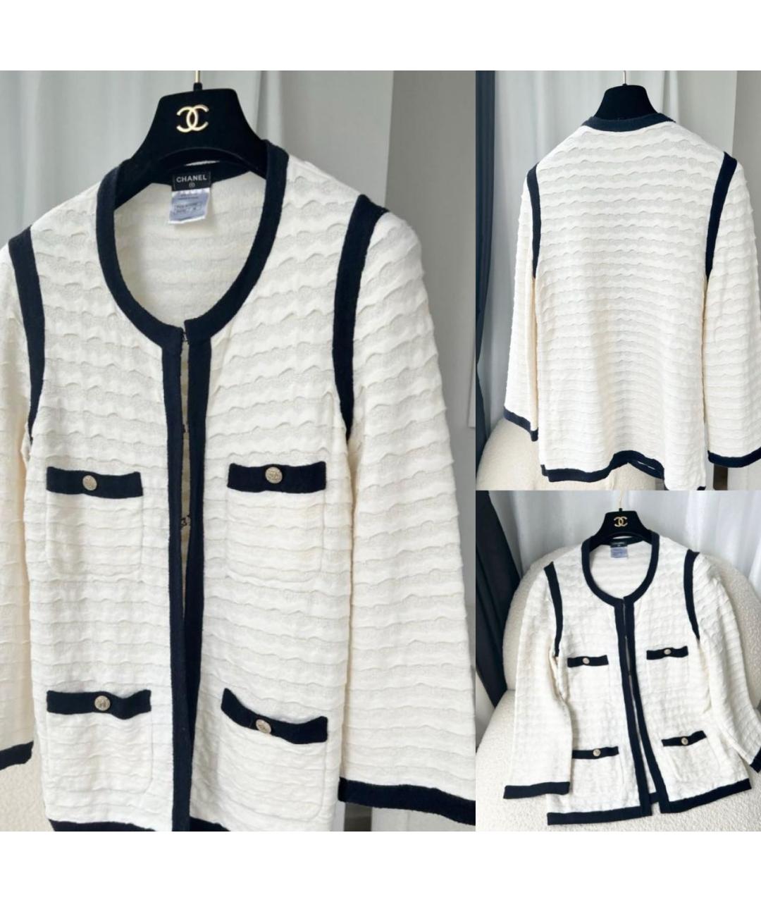 CHANEL Белый жакет/пиджак, фото 3
