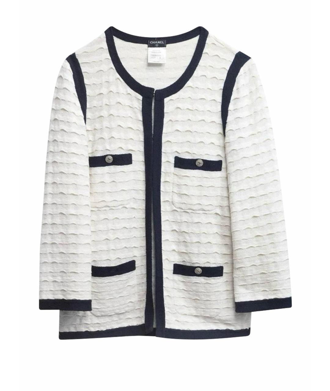 CHANEL Белый жакет/пиджак, фото 1