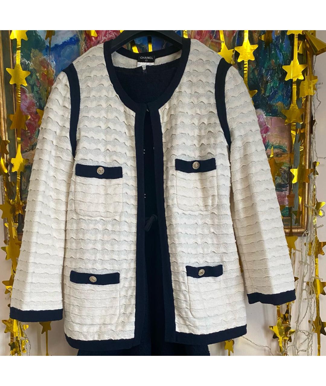 CHANEL Белый жакет/пиджак, фото 6